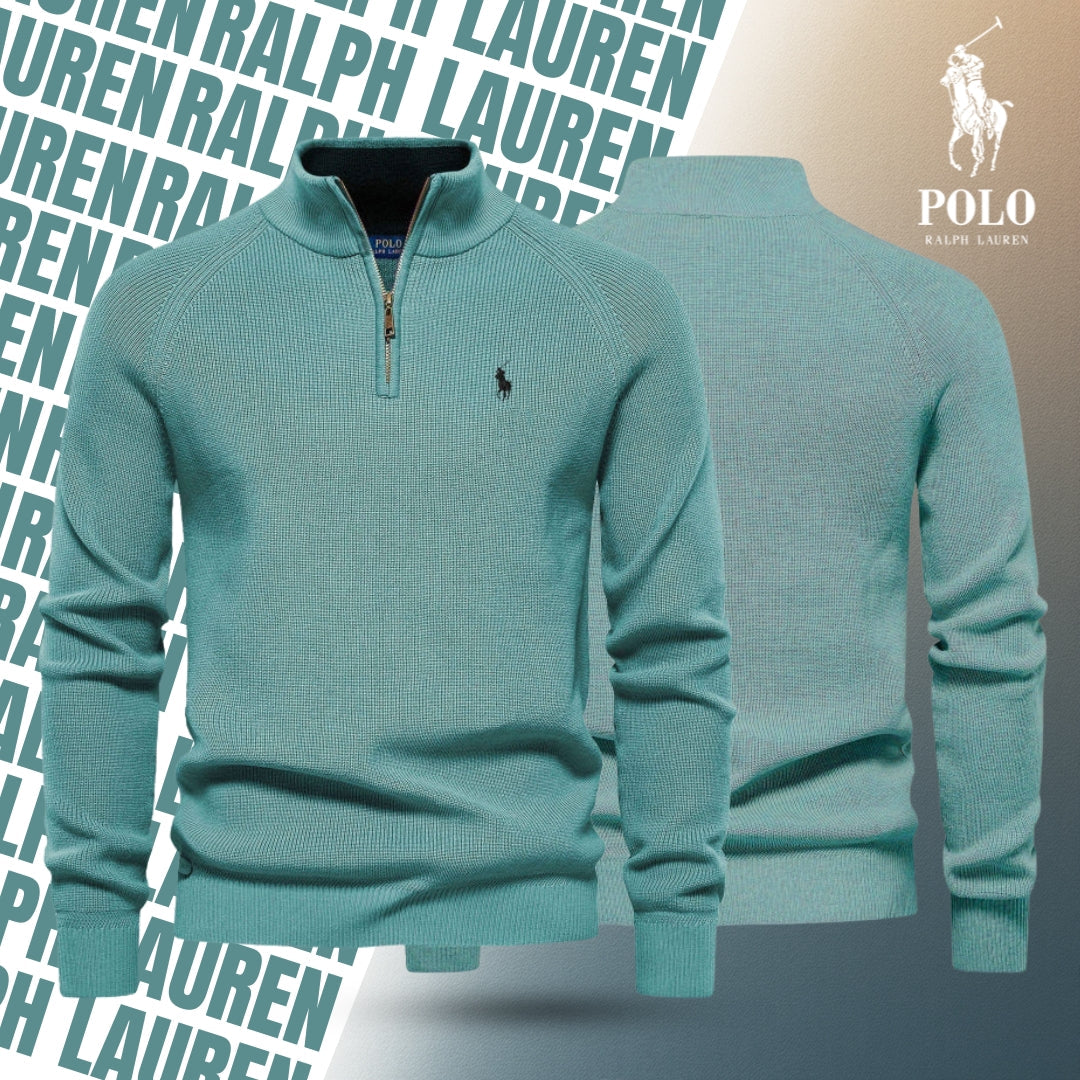 RL Zipped Collar Sweater