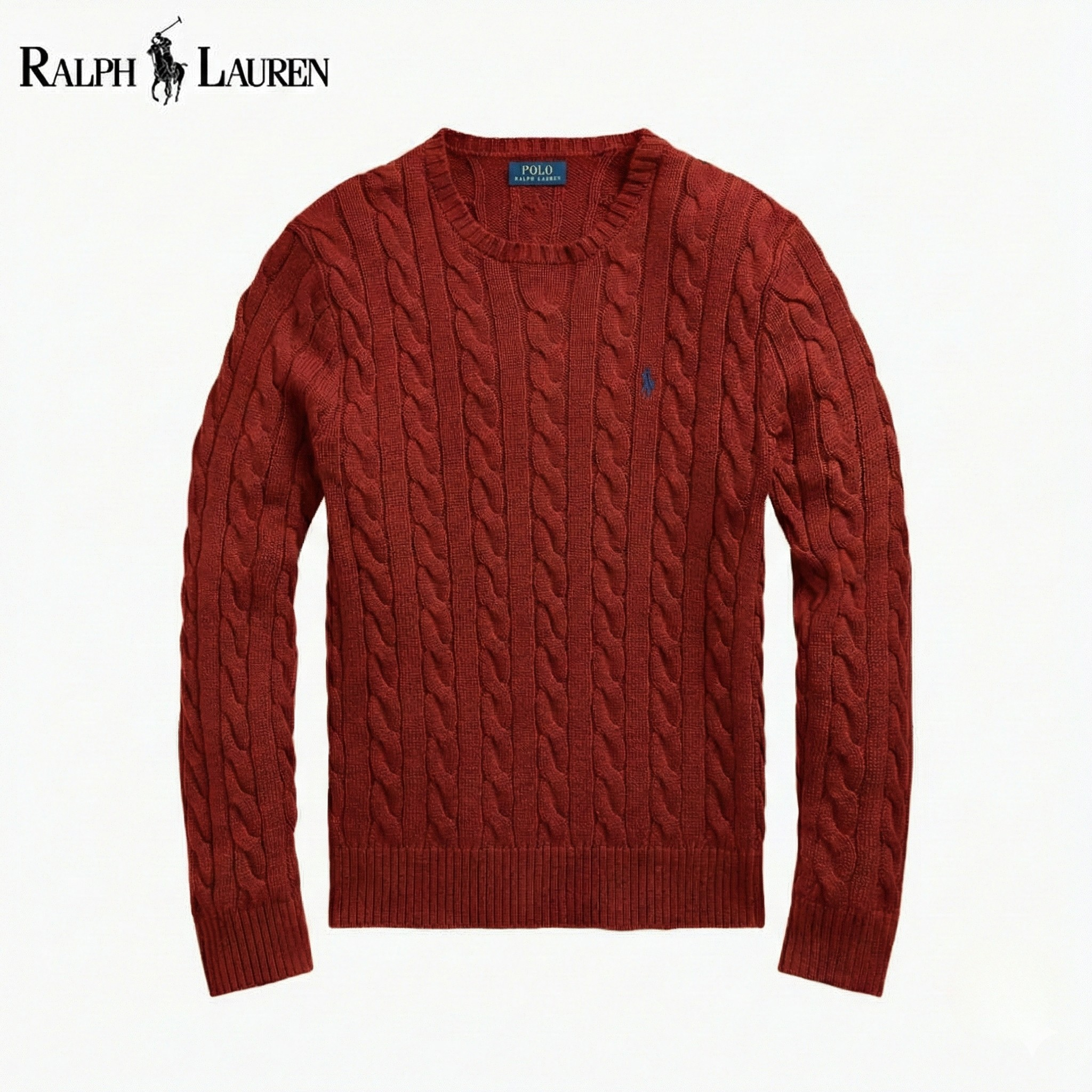 RL Cable-Knit Cotton Jumper
